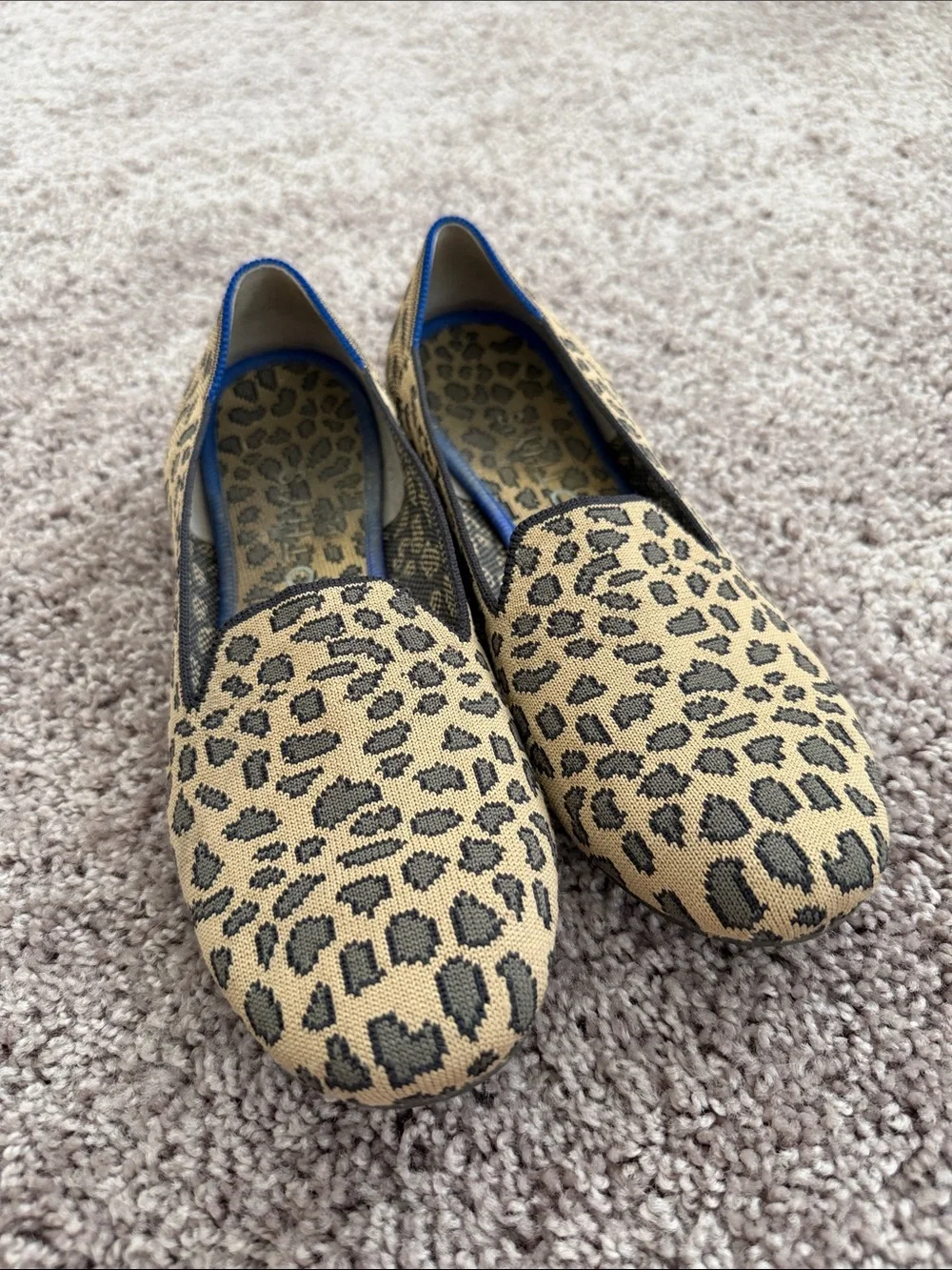 Women's Rothy’s Leopard Print Slip-On Flats